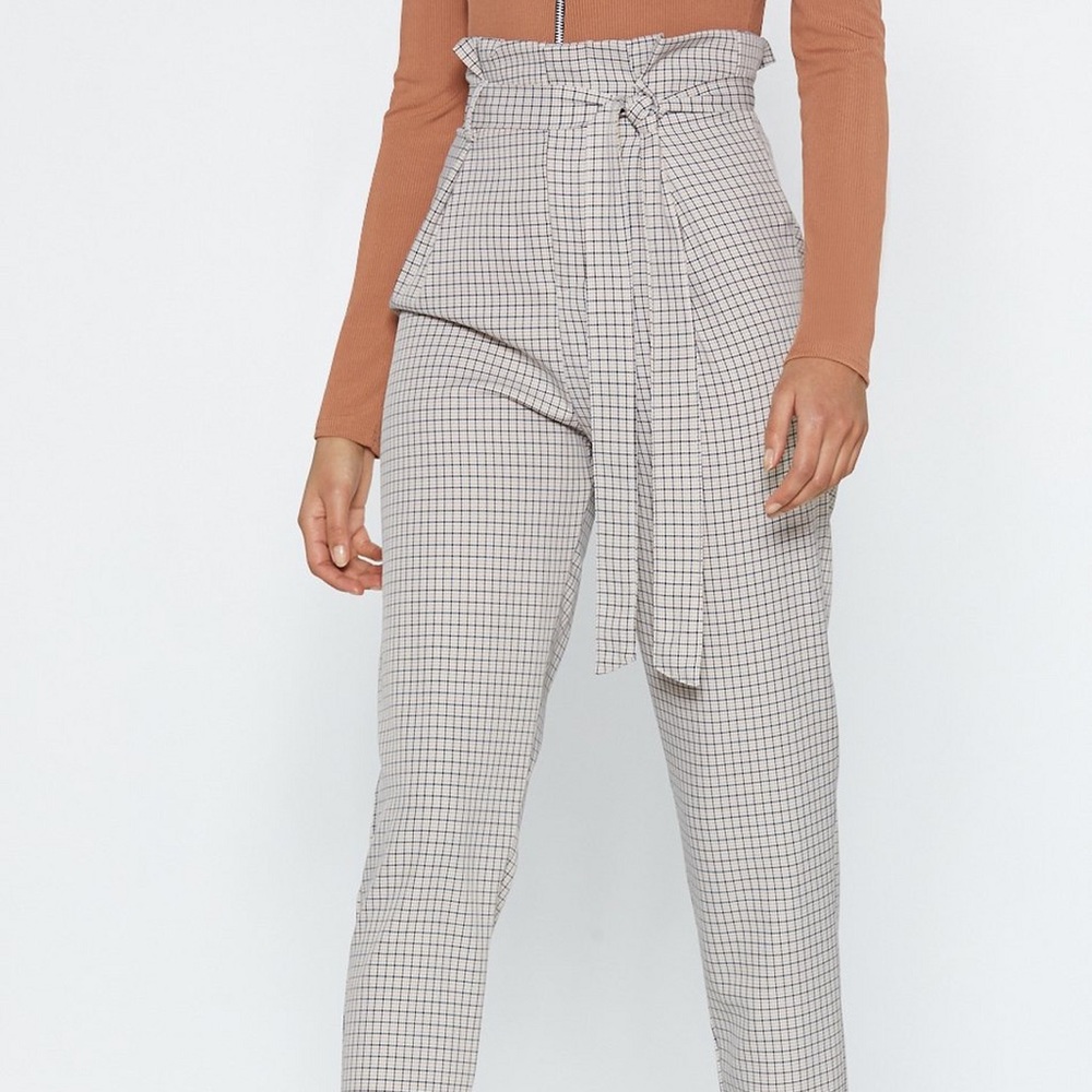 Nasty Gal paper bag pants